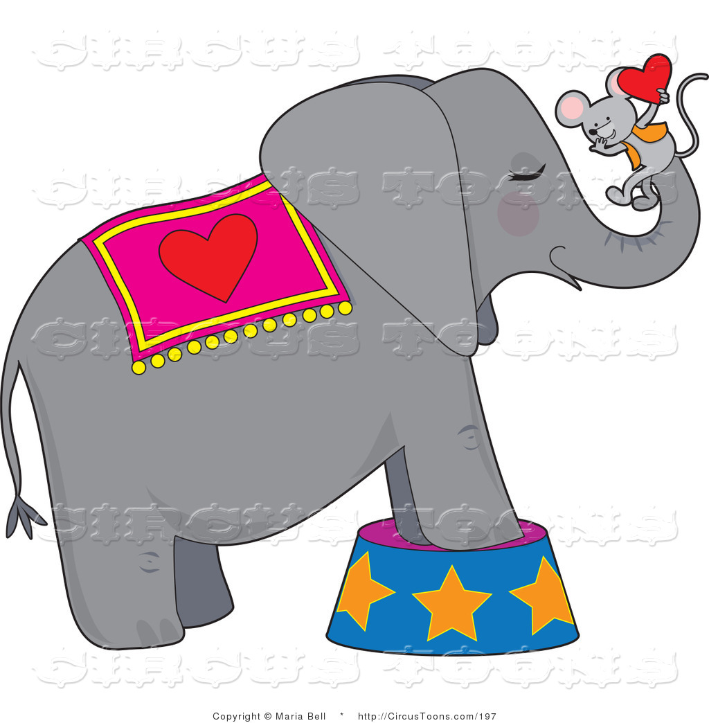 1024x1044 Vintage Circus Elephant Clipart