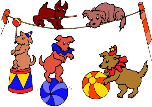 490x346 Circus Animals Clip Art Clipart