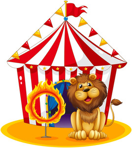 268x300 Illustration Of A Circus Tent