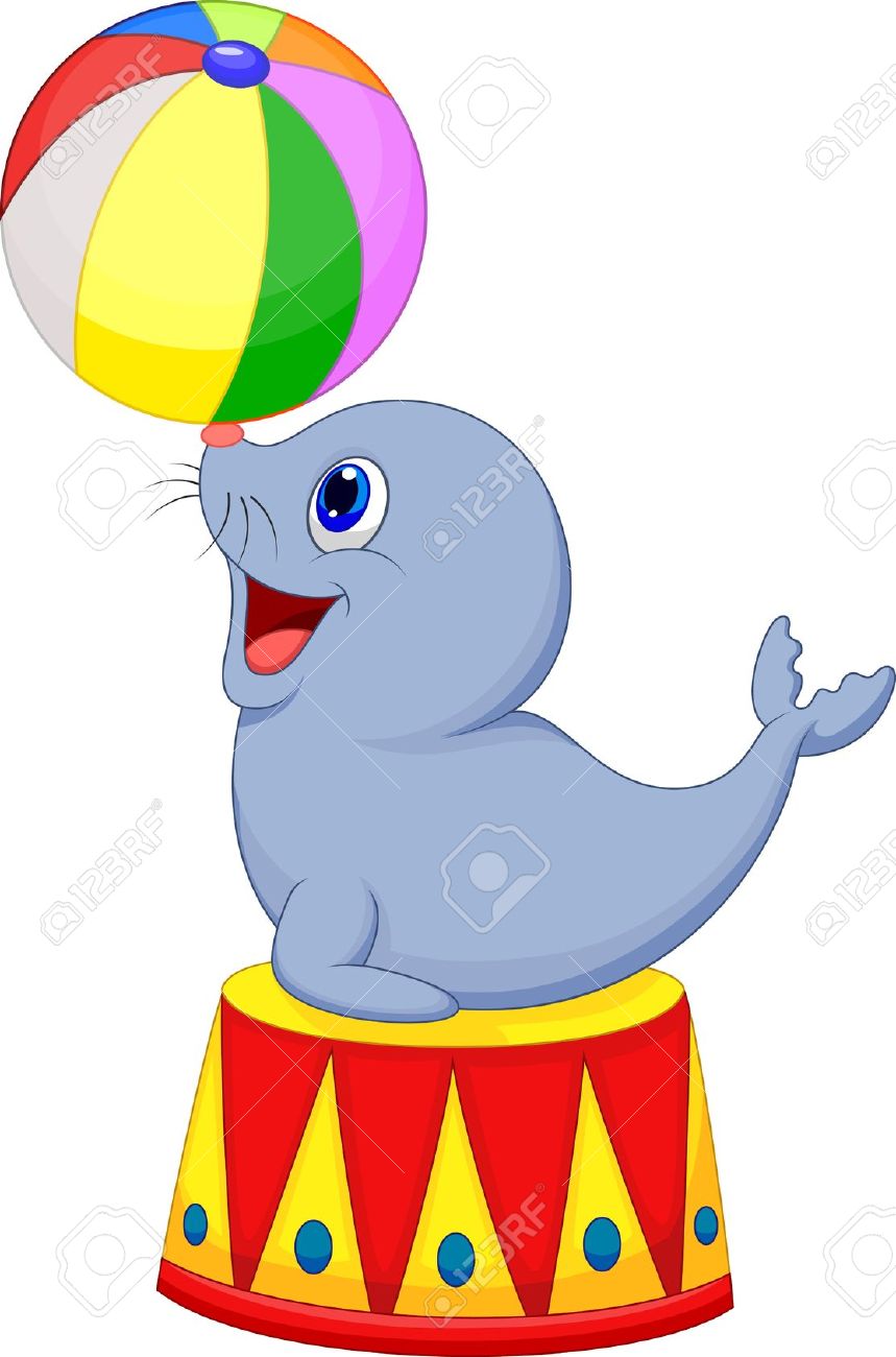859x1300 Sea Lion Clipart Carnival