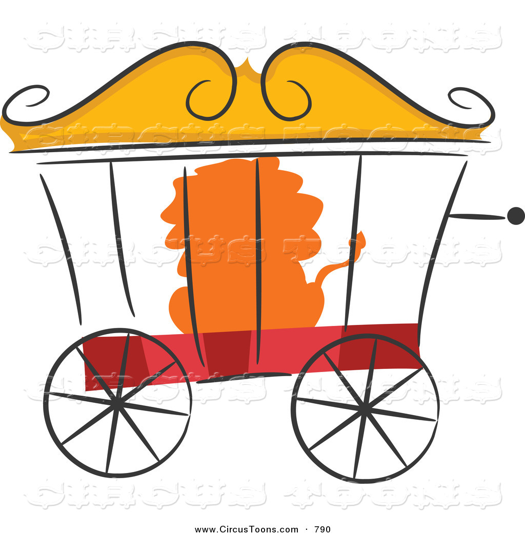 1024x1044 Circus Clipart Of A Lion In A Decorative Cage By Bnp Design Studio
