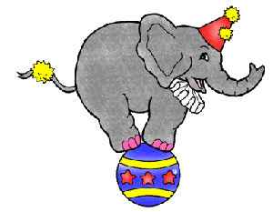 300x233 Circus Elephant Clip Art Cliparts