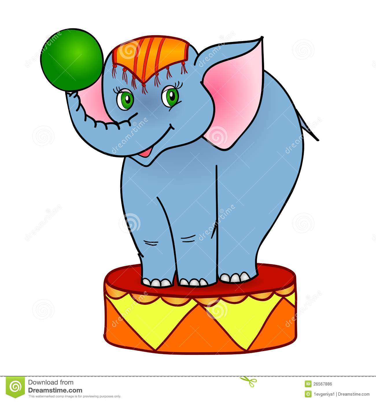 1300x1390 Circus Elephant Clipart
