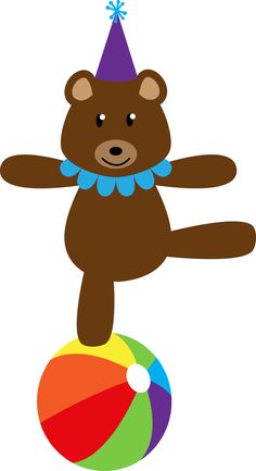 236x433 Circus Bear Clip Art