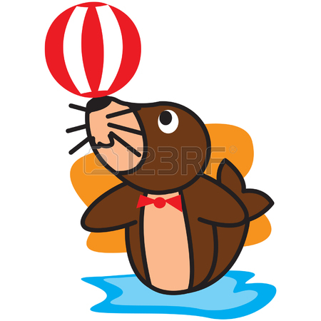 450x450 Illustration Of Baby Monk Seal Animal Royalty Free Cliparts