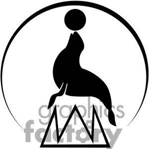 300x300 Seal Clip Art Black And White Clipart Panda