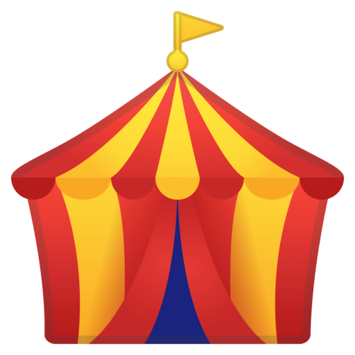 512x512 Circus Tent Clipart