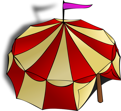 500x461 Vector Clip Art Of Role Play Game Map Icon For A Circus Tent