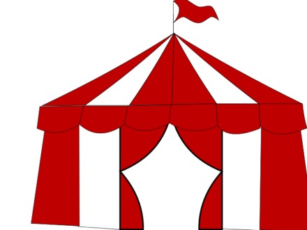 440x330 57 Carnival Tent, Cheerful Background With The Tent Of A Circus