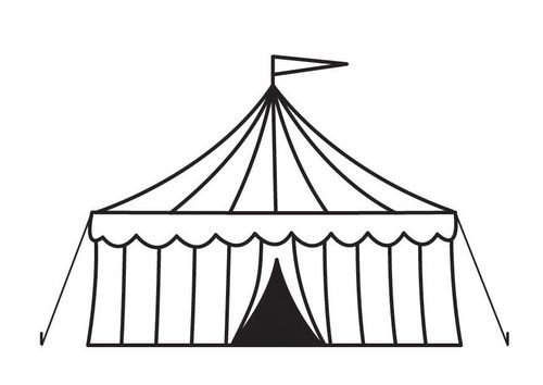 500x354 Tent Clipart
