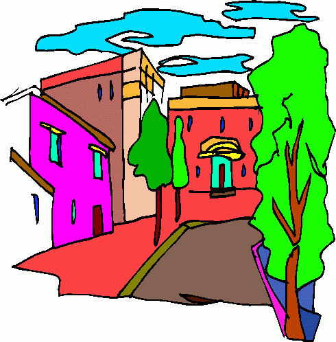 490x498 City Clipart