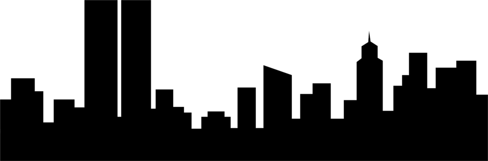958x316 Image Of City Skyline Clipart