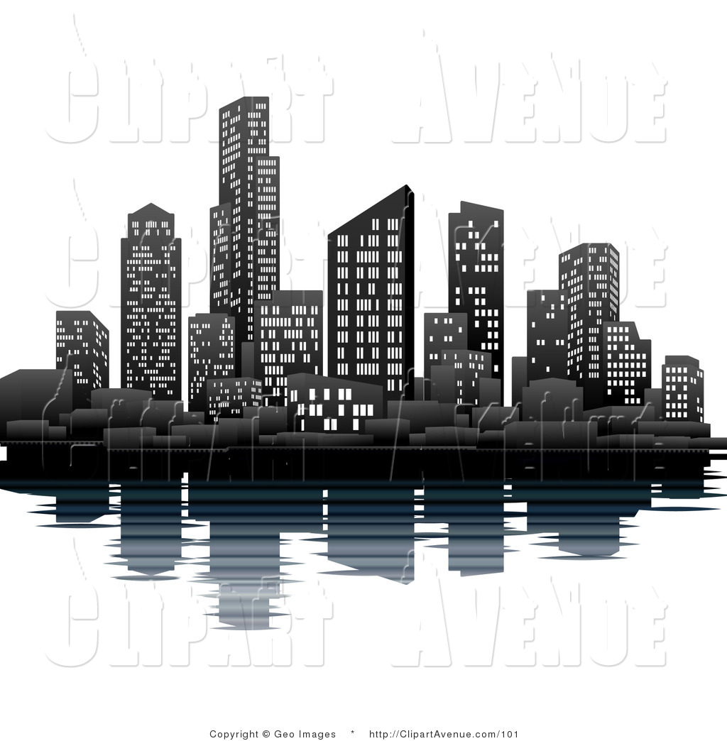 1024x1044 City Clipart