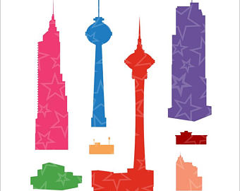 340x270 City Buildings Png Etsy