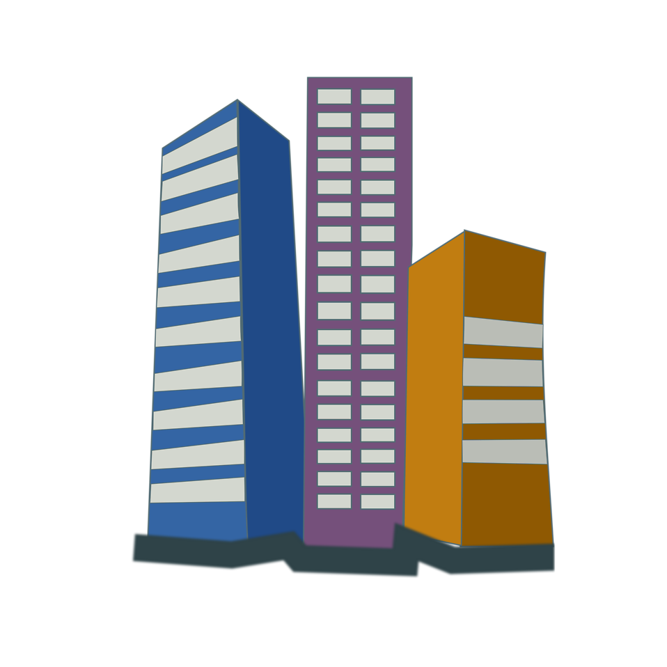958x958 Office Clipart City Building
