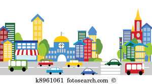 300x167 City Street Clip Art Cliparts