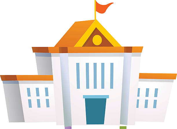 612x445 City Clipart Municipal Hall