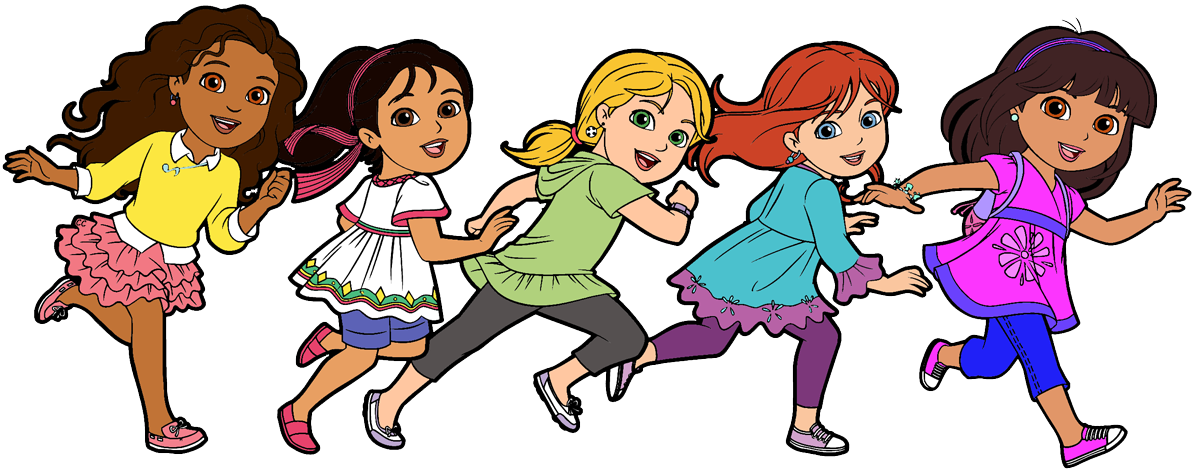 1196x473 Dora And Friends Clipart Images