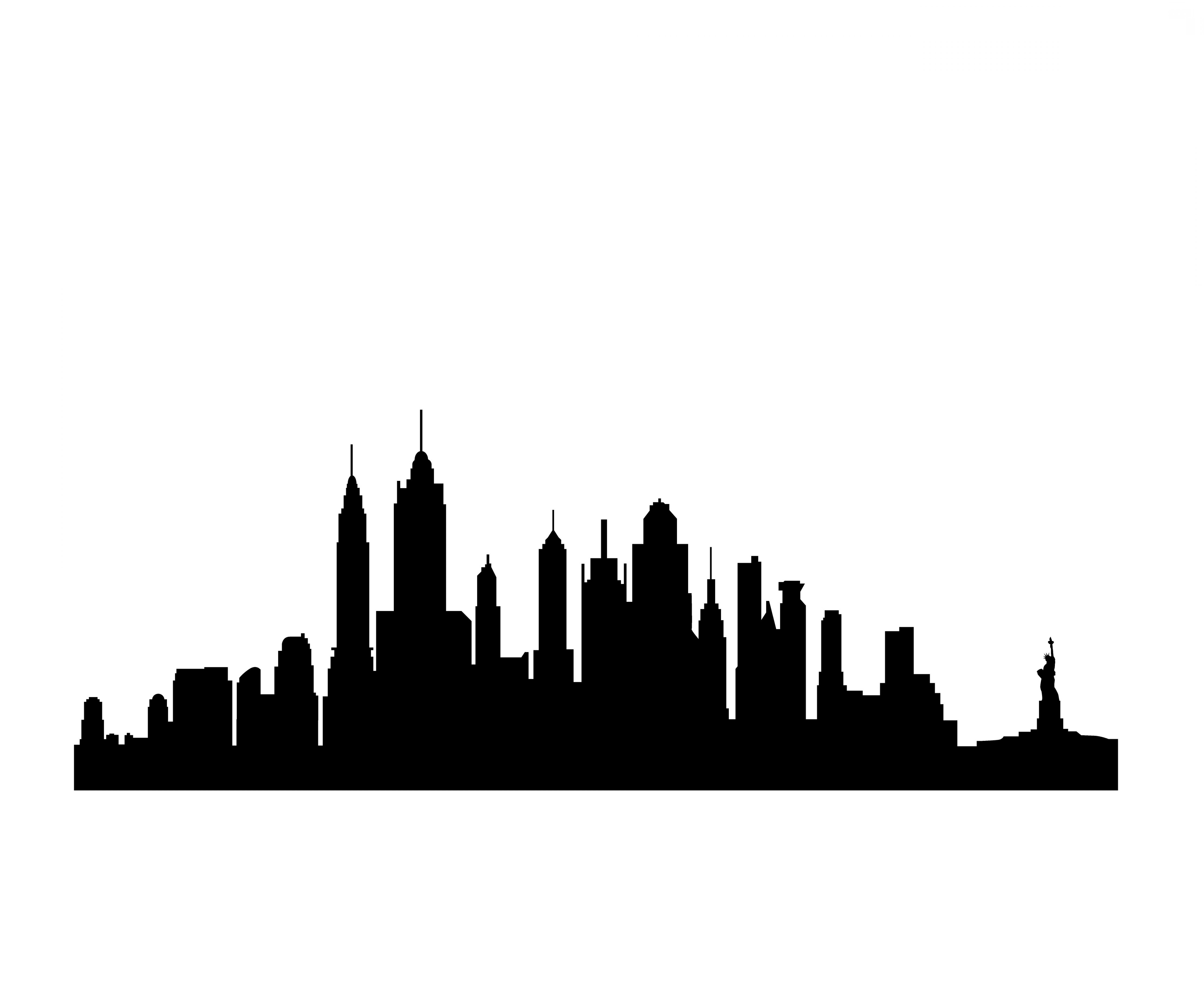 5184x4320 Cityscape Clipart Nyc Skyline