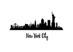 235x168 New York City Skyline Silhouette Painting Idea Cakes New York