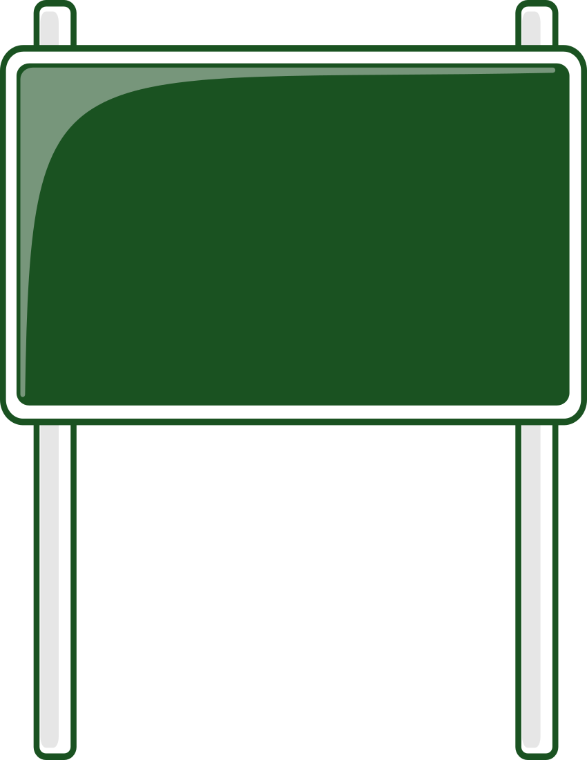 850x1100 Sign Clipart Main Street
