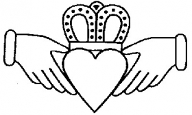 280x168 Claddagh Ring Clipart