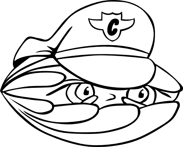 600x482 Clam Security Guard 2 Outline Clams, Outlines