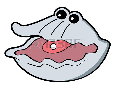 450x342 Pearl Shell Cartoon Royalty Free Cliparts, Vectors, And Stock