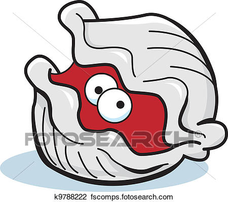 450x399 Clipart Of Clam K9788222