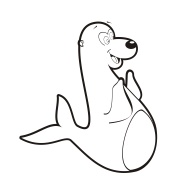 188x190 Seal Clipart Clap