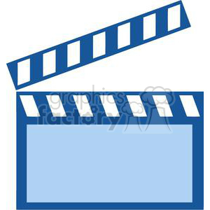 300x300 Royalty Free Movie Clapboard 380460 Vector Clip Art Image
