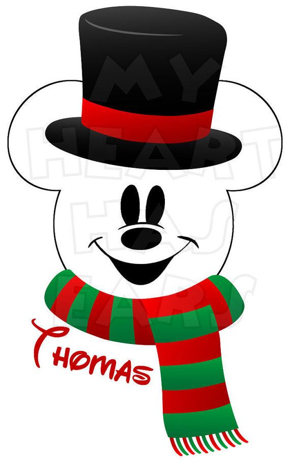 570x918 Mickey Snowman Clipart