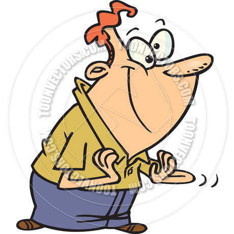 460x460 Cartoon Man Clapping By Ron Leishman Toon Vectors Eps