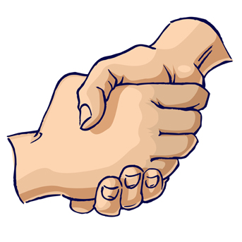 343x343 Free Clipart Shaking Hands