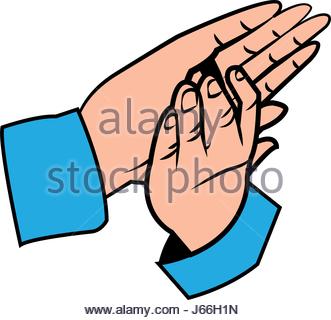 331x320 A Vector Illustration Of Clapping Hands Stock Vector Art