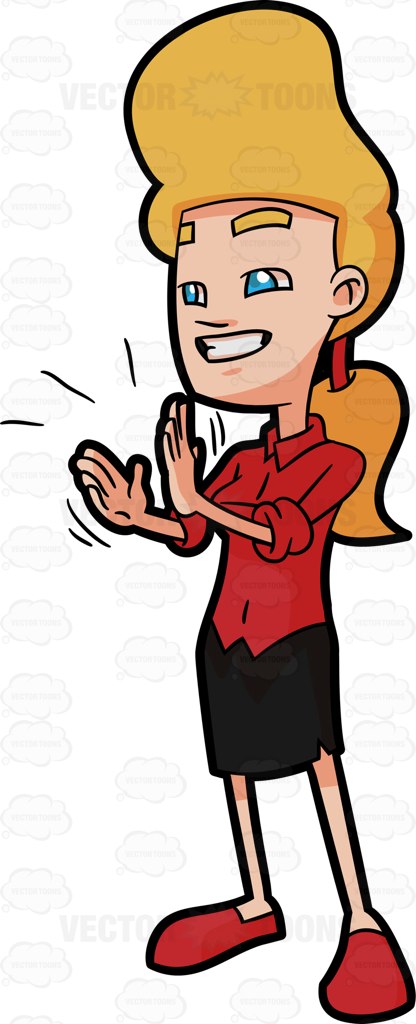 416x1024 Clapping Clipart