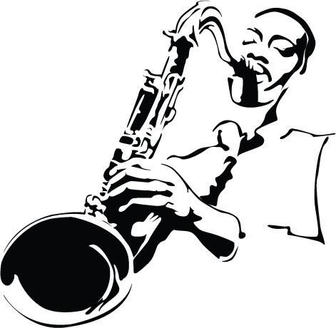 471x460 Saxophone Clipart Drawn