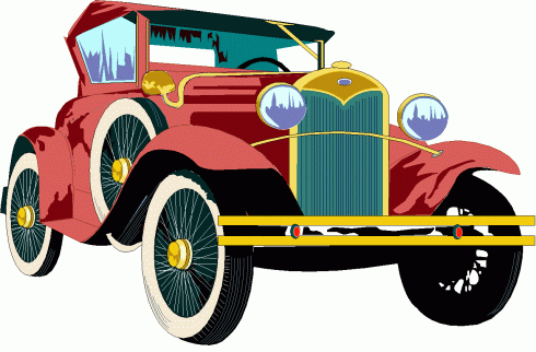 490x322 Classic Car Clipart Old Fashioned Car