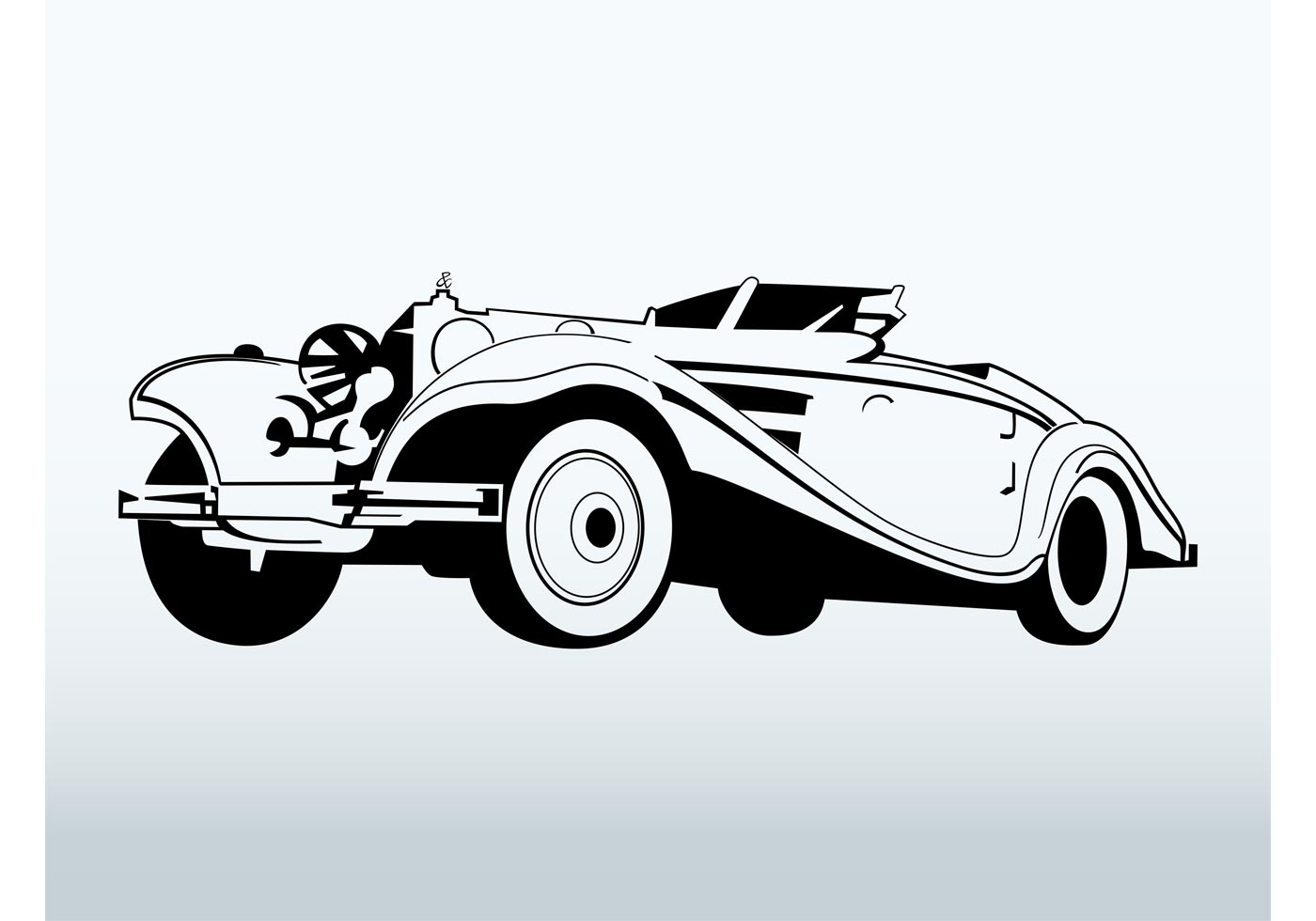 1400x980 Classic Car Clipart