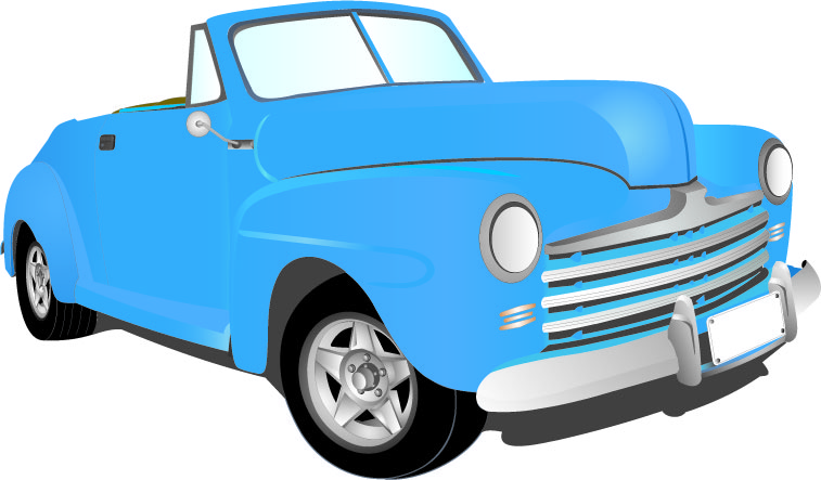 757x443 Clipart Antique Car