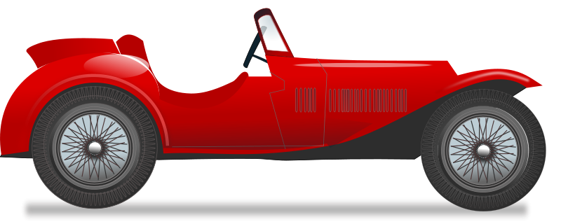 800x320 Classic Cars Clip Art Download