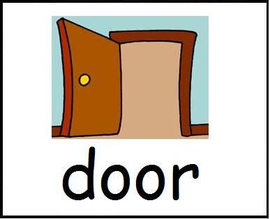 387x315 Door Clipart Classroom Objects