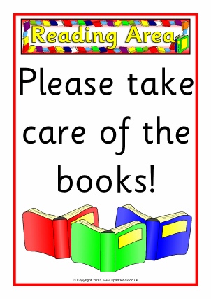 302x427 Book Corner Reading Area Classroom Signs Amp Labels