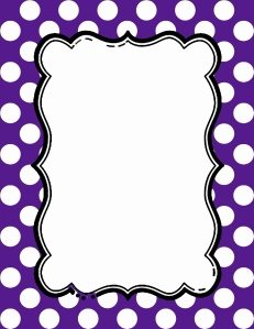 231x299 Free Polka Dot Border Clipart Kaders Border