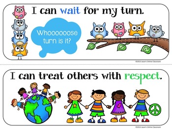 350x263 Illustrated I Can Statement Classroom Rules By Jason's Online
