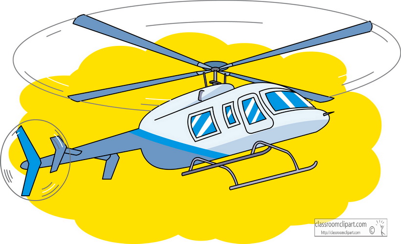 820x500 Clip Art Transportation Helicopter Clipart