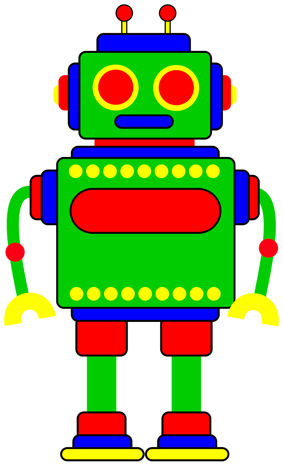 975x1600 Classroom Treasures Robot Clipart