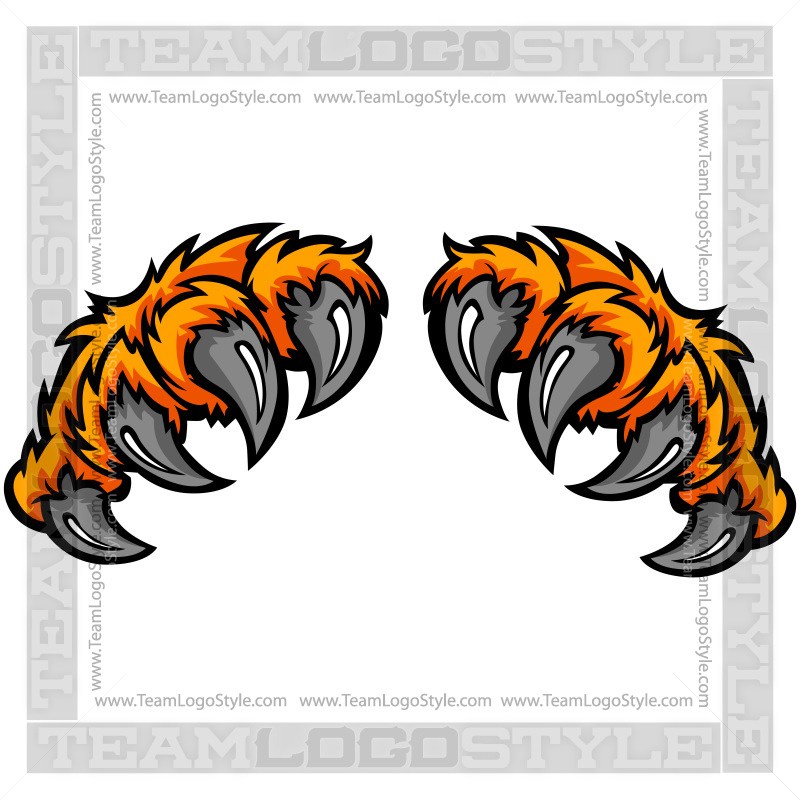 800x800 Clip Art Tiger Claw