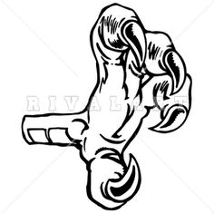 236x236 Hawk Talon Clip Art Vector