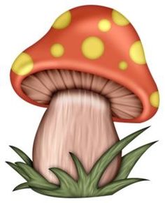 236x291 Happy Mushrooms Clipart